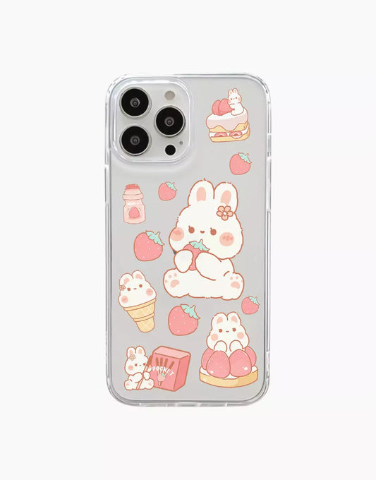 Aesthetic Kawaii Bear iPhone Case - URBANLUSA