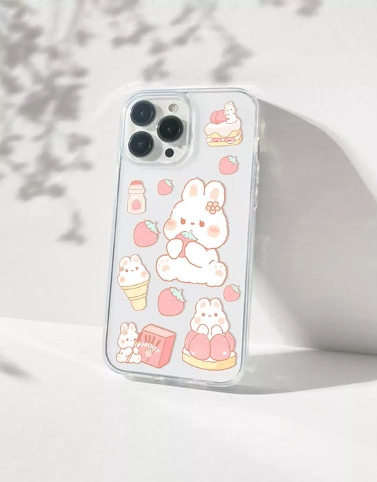 Aesthetic Kawaii Bear iPhone Case - URBANLUSA