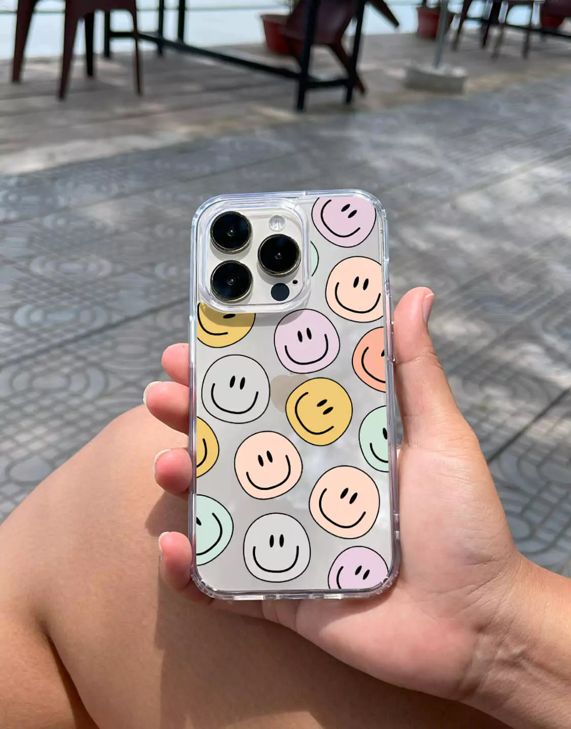 Cute Aesthetic Smile iPhone Case - URBANLUSA