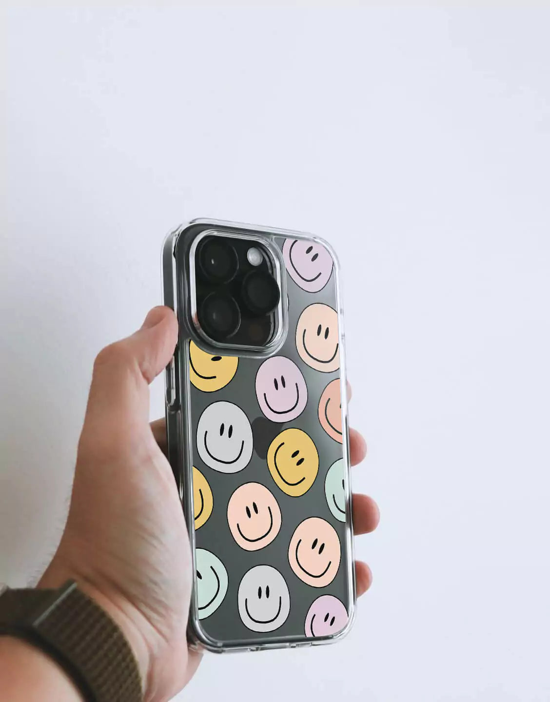 Cute Aesthetic Smile iPhone Case - URBANLUSA