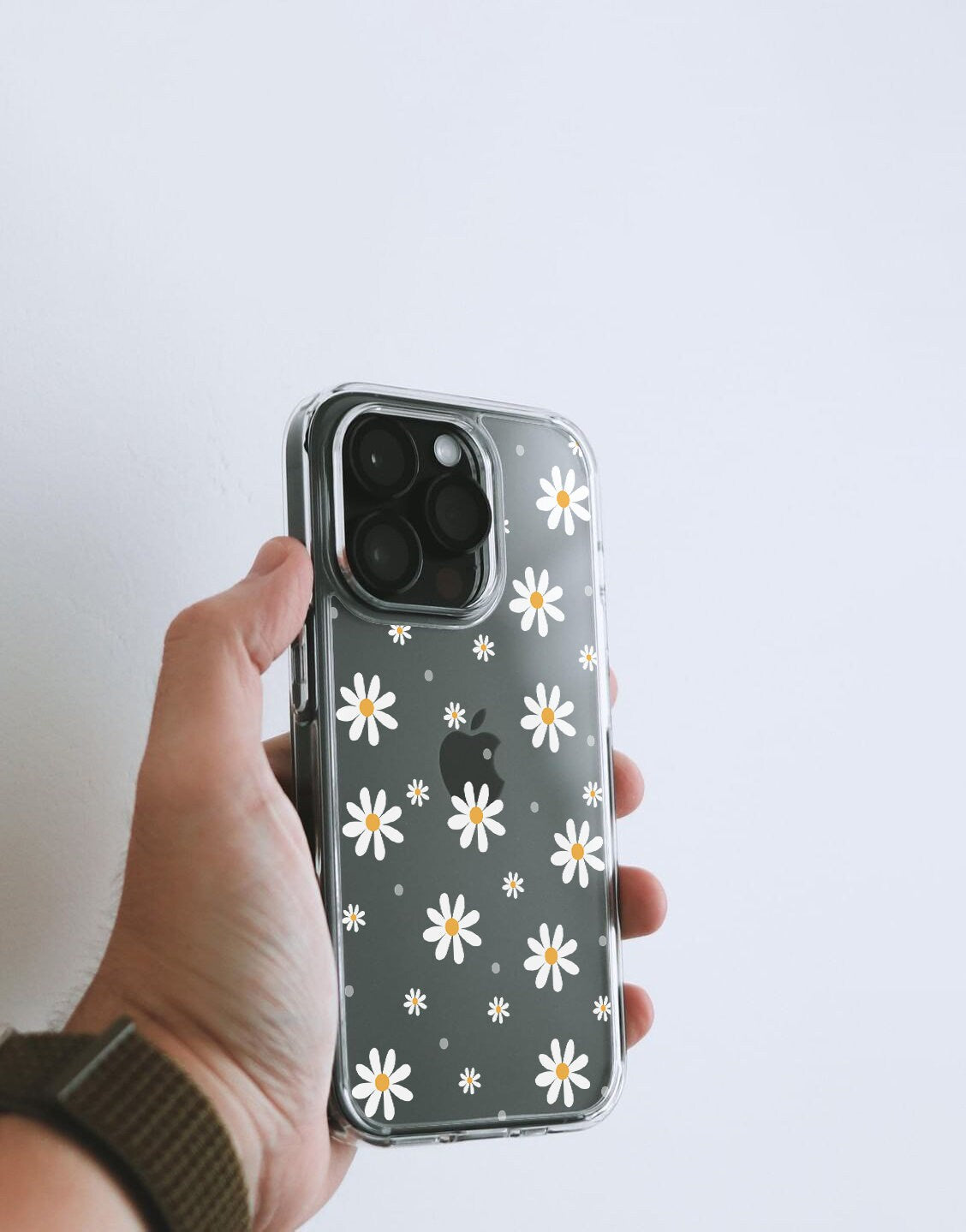 Daisy Aesthetic iPhone Case - URBANLUSA Daisy Aesthetic Phone Case for iPhone 16 15 14 13 12 11 Pro Max Cute Case iPhone 16 15 14 13 12 11 Case XR Flower Case XS Max Case iPhone 7 8 iPhone SE