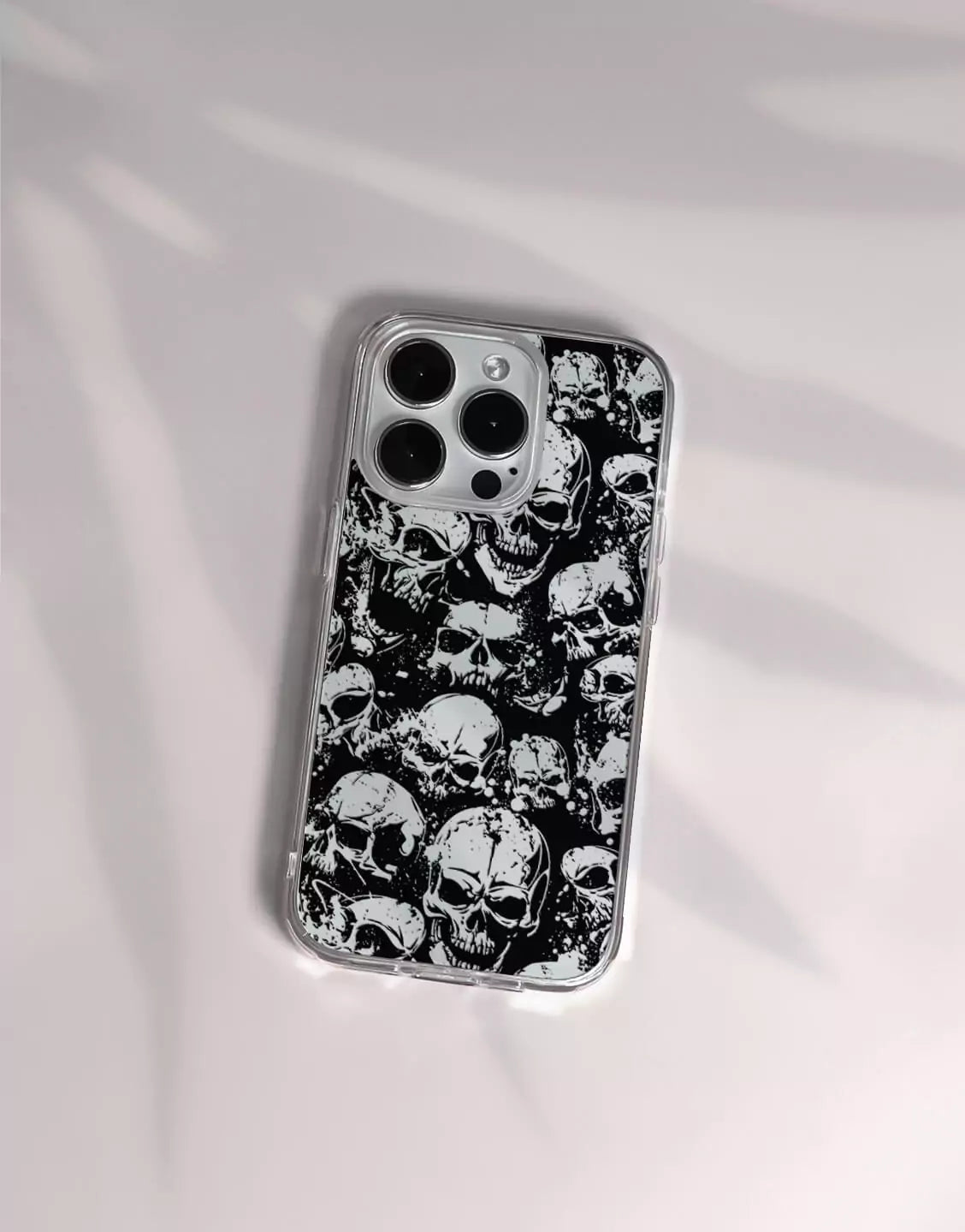 Dark Grunge Gothic Skull Aesthetic iPhone Case - URBANLUSA