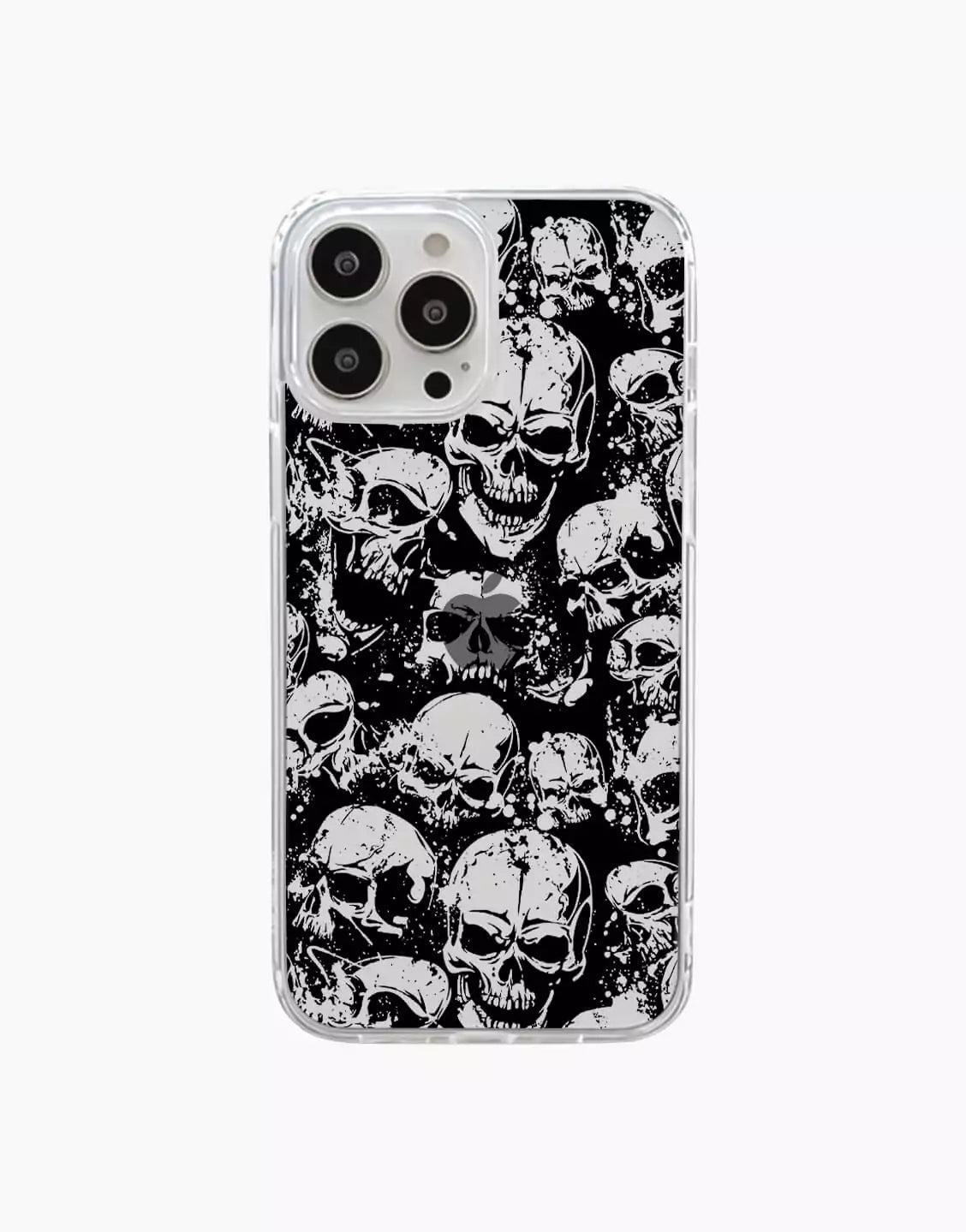 Dark Grunge Gothic Skull Aesthetic iPhone Case - URBANLUSA