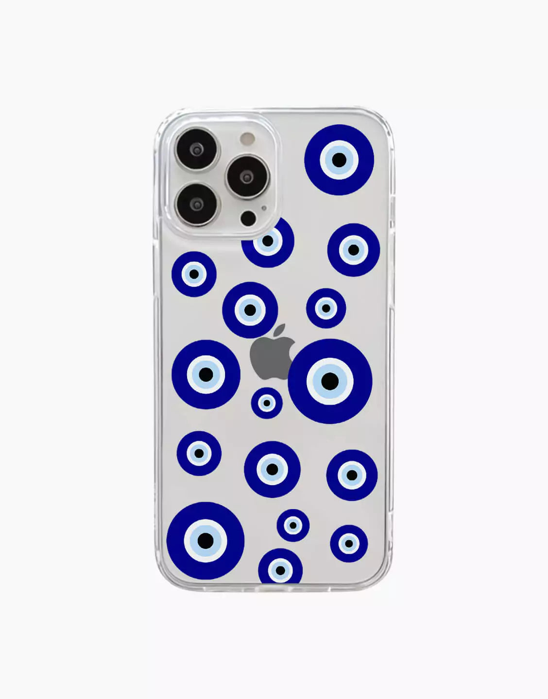 Evil Blue Eyes Pattern iPhone Case - URBANLUSA