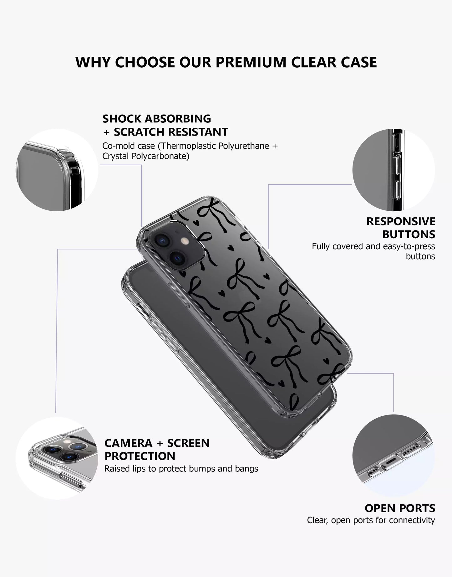 Grunge Coquette Aesthetic iPhone Case - URBANLUSA