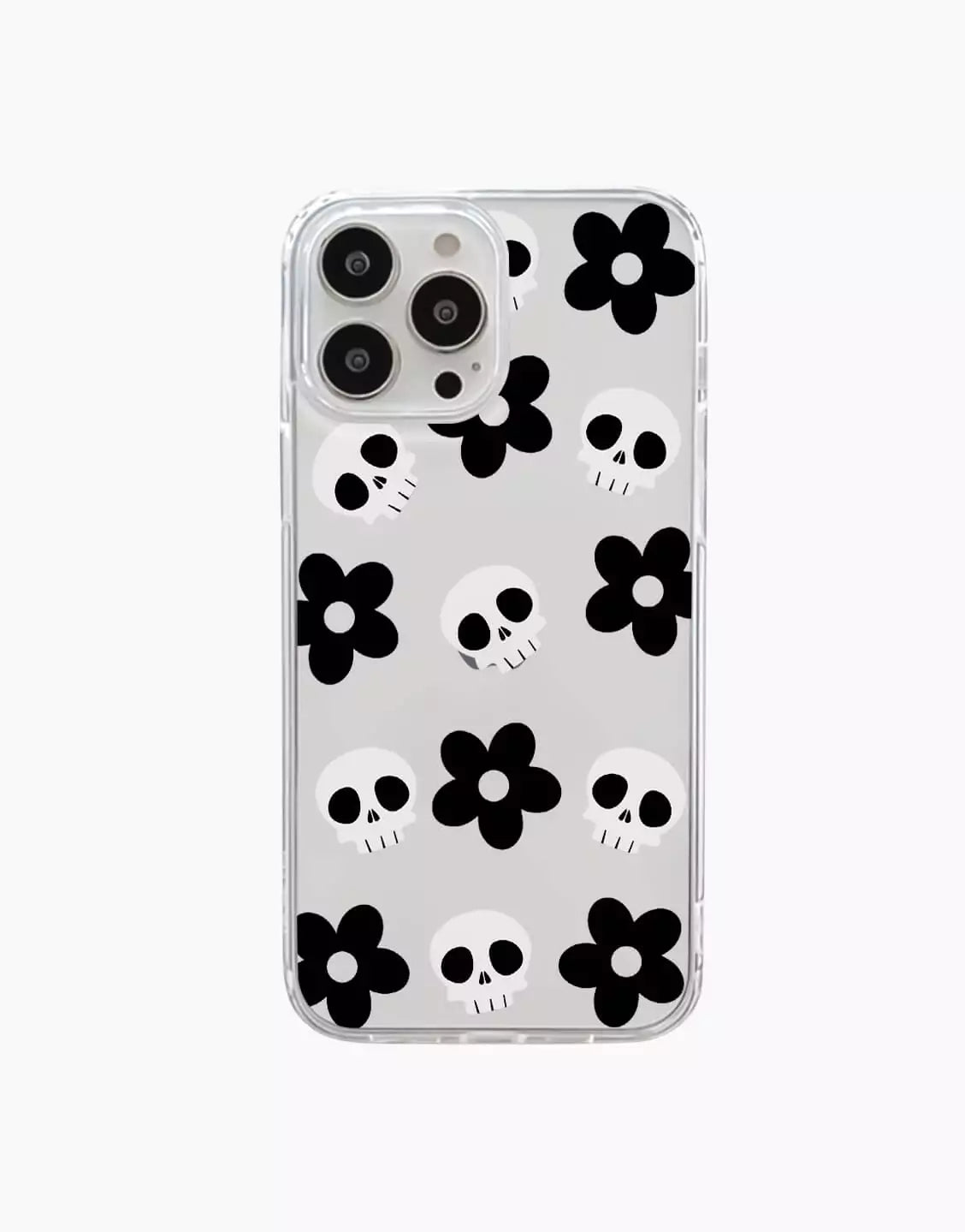 Grunge Dark Flower Aesthetic iPhone Case - URBANLUSA