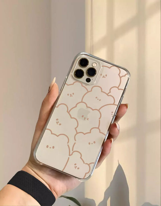 Kawaii Bear iPhone Case - URBANLUSA