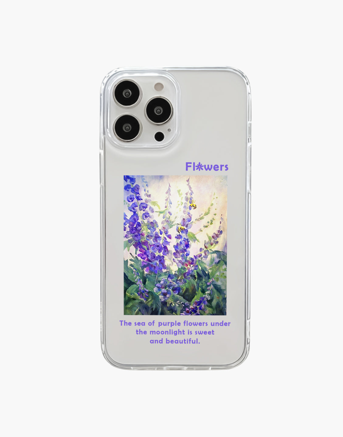 Lavender Floral iPhone Case - URBANLUSA