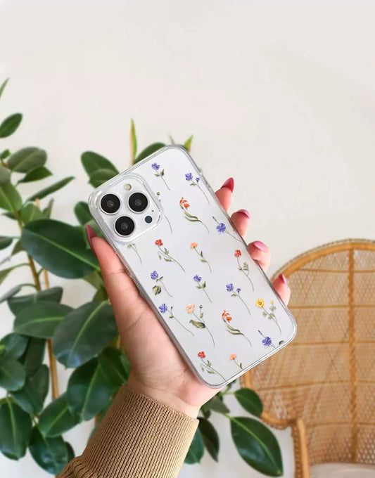 Pretty Watercolor Flowers iPhone Case - URBANLUSA