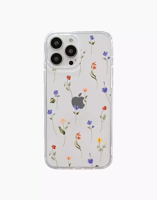 Pretty Watercolor Flowers iPhone Case - URBANLUSA