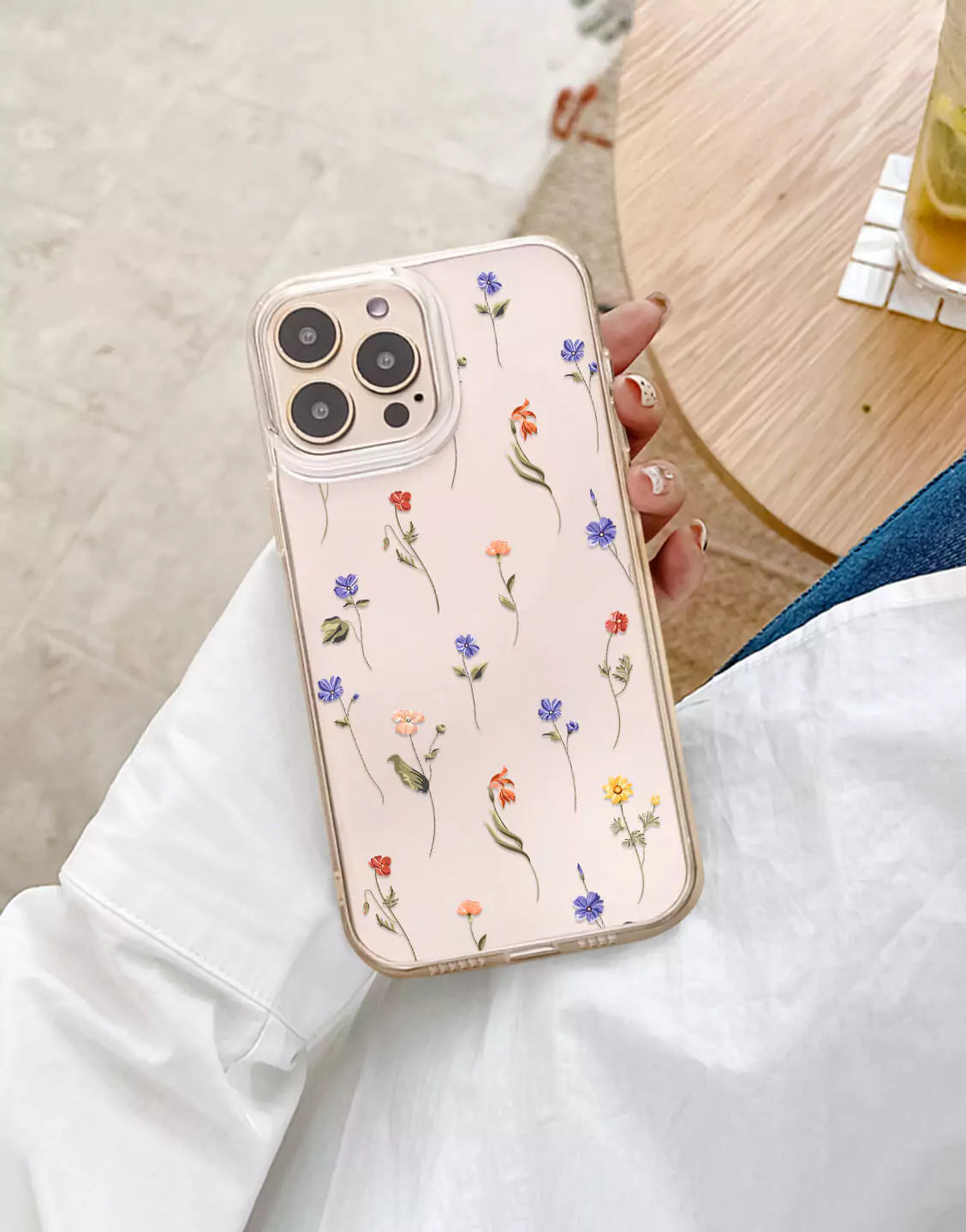 Pretty Watercolor Flowers iPhone Case - URBANLUSA