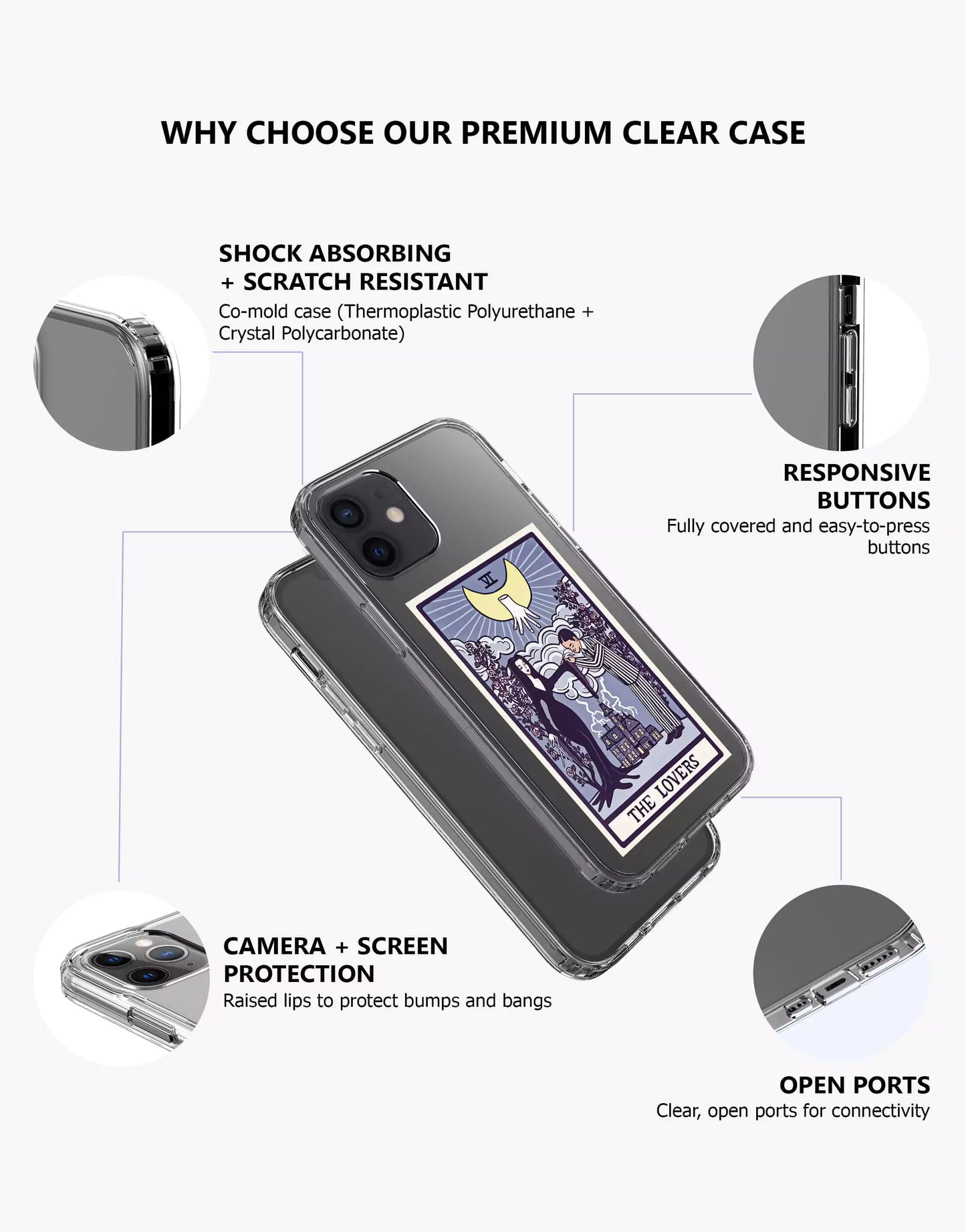 Tarot Card Print IPhone Case - URBANLUSA