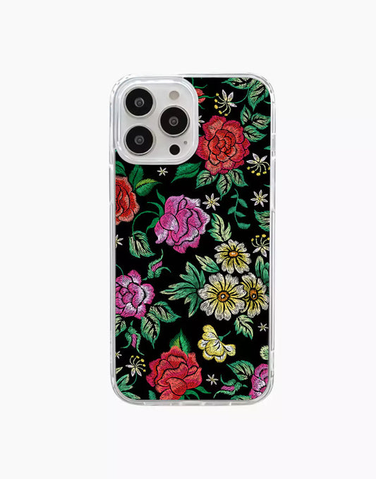 Vintage Flowers Roses iPhone Case - URBANLUSA