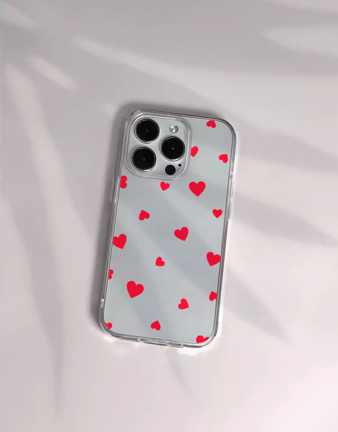 Y2K Aesthetic Red Hearts iPhone Case - URBANLUSA