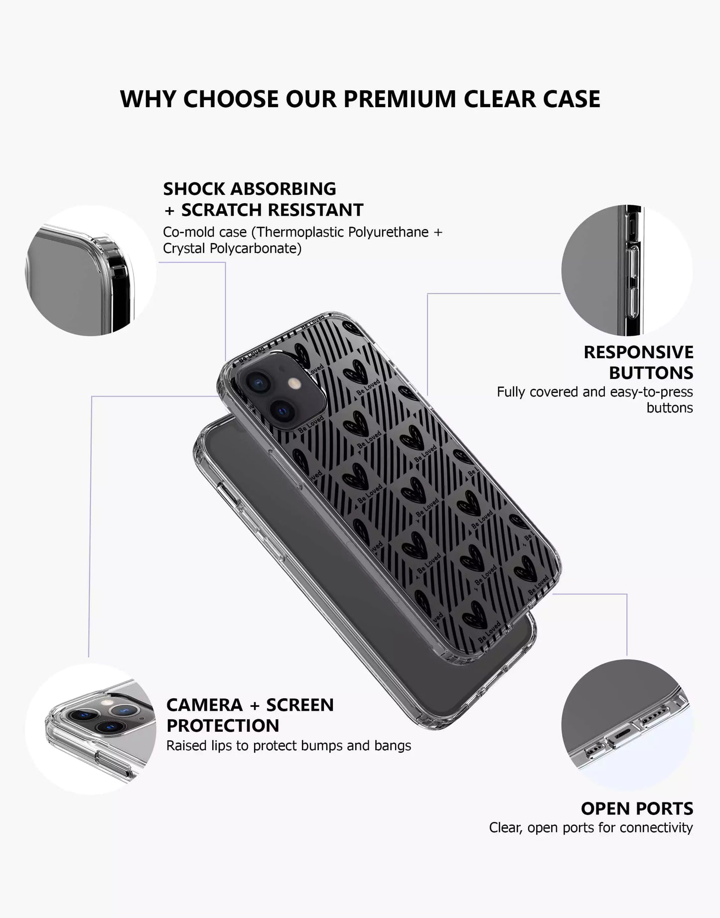 Y2K Checkerboard iPhone Case - URBANLUSA