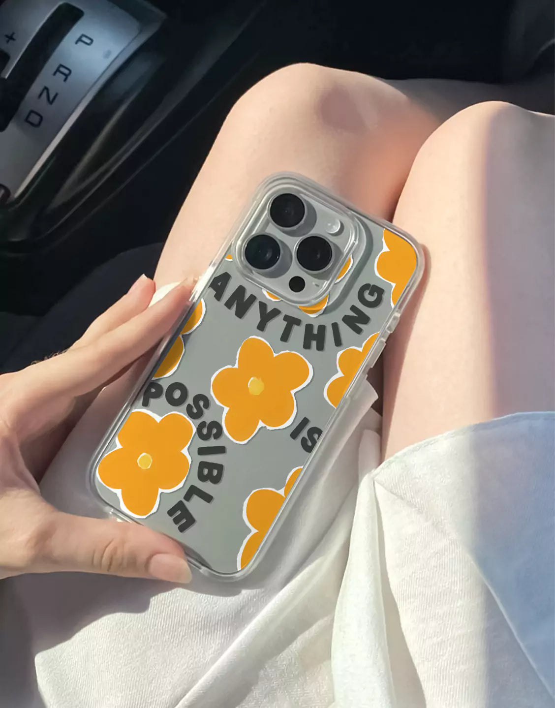 Anything Is Possible Floral iPhone Case