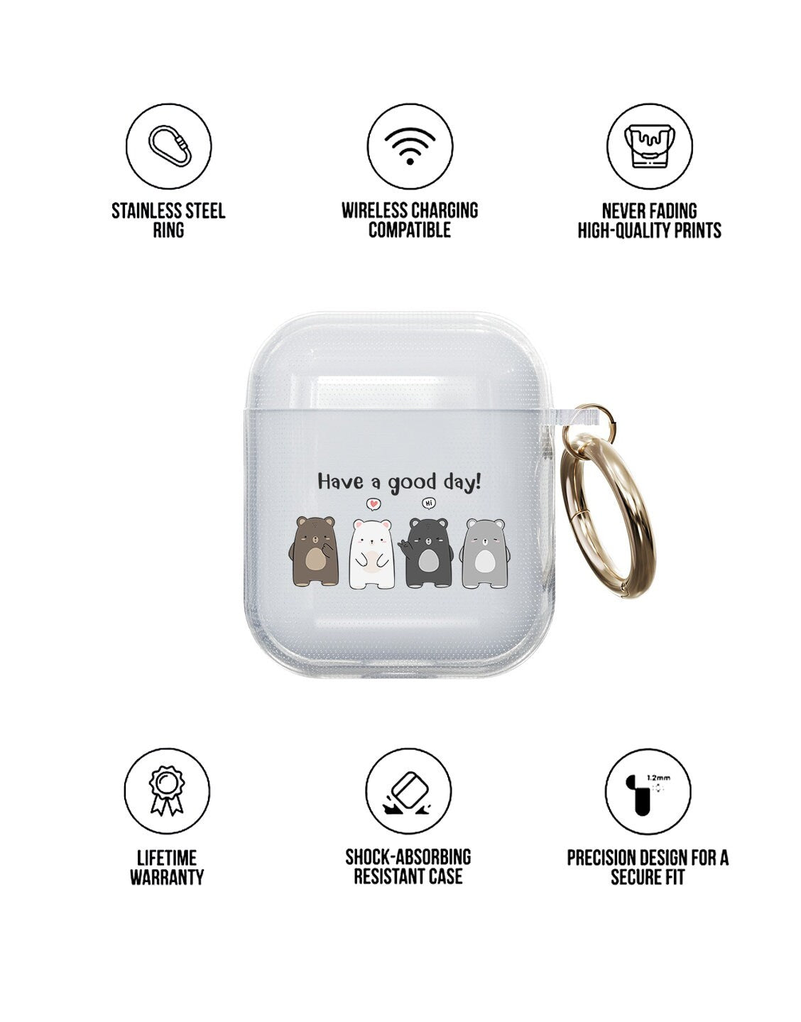 Have A Good Day AirPods Case - URBANLUSA