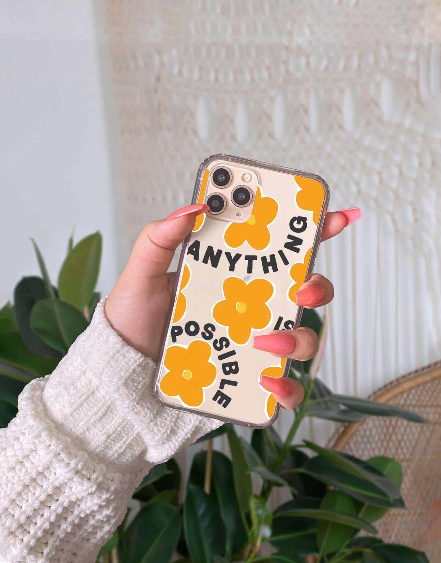 Flowers Aesthetic iPhone Case - URBANLUSA