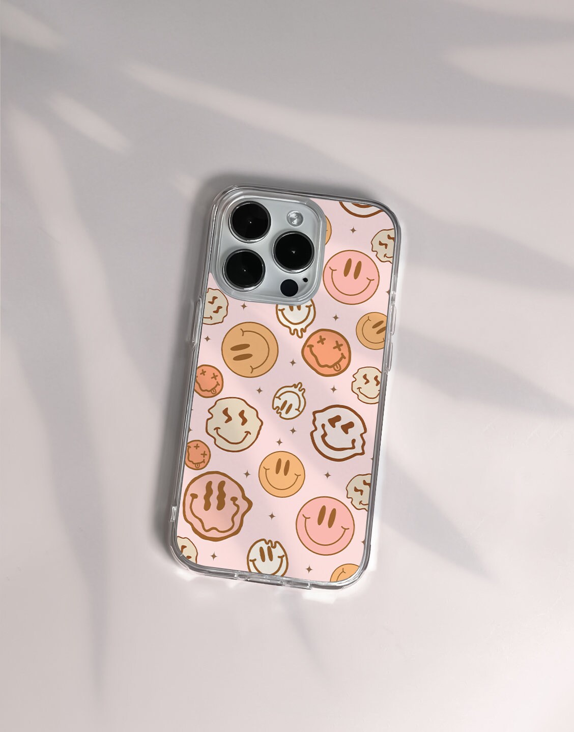 Preppy Aesthetic Phone Case for iPhone 14 13 12 11 Pro Max XR SE Xs Smiley Face Case For Samsung Galaxy S23 S22 Ultra S21 S20 FE S21 Plus