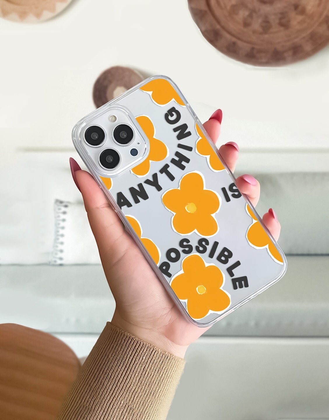 Flowers Aesthetic iPhone Case - URBANLUSA