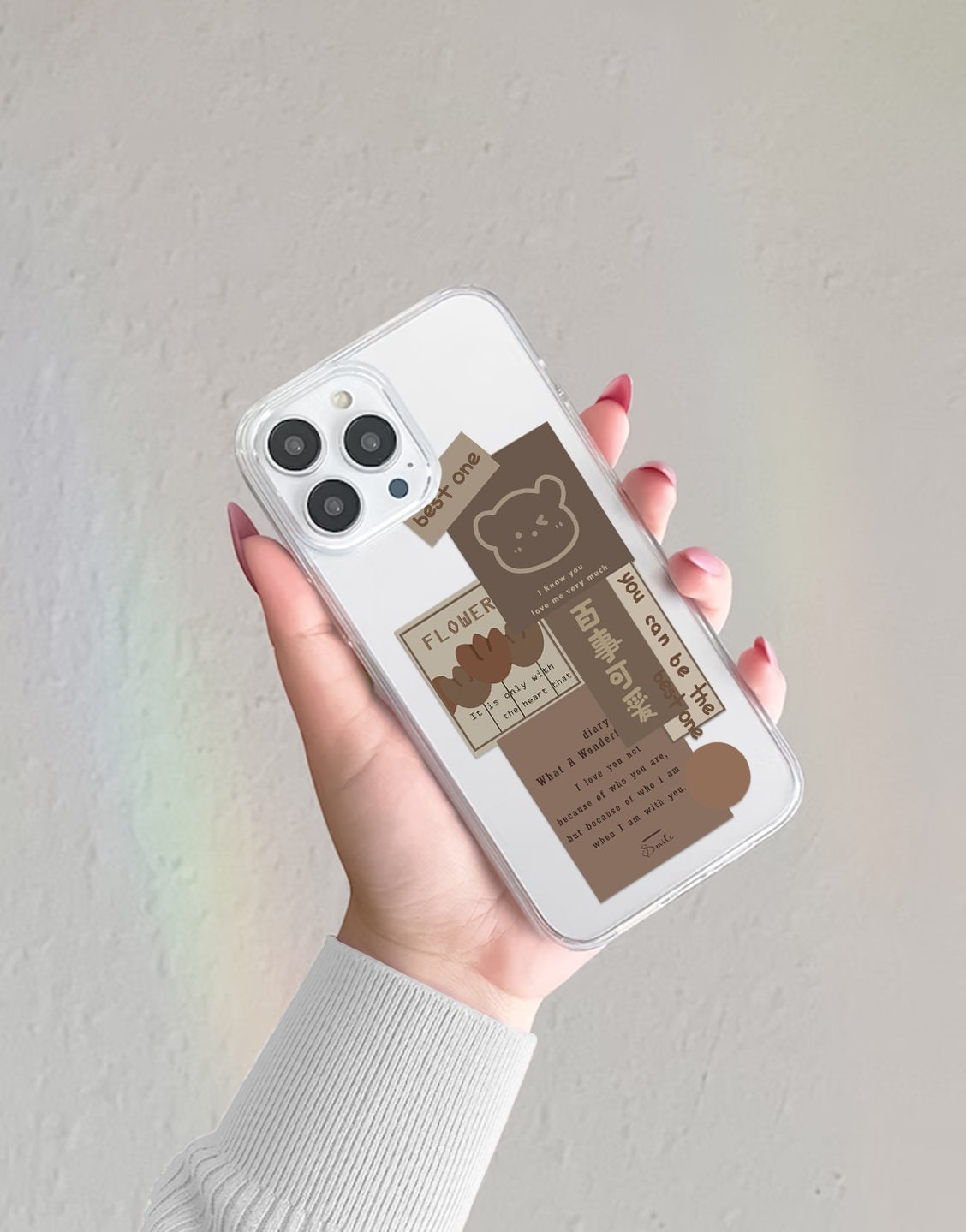 Cute Vintage Bear iPhone Case - URBANLUSA