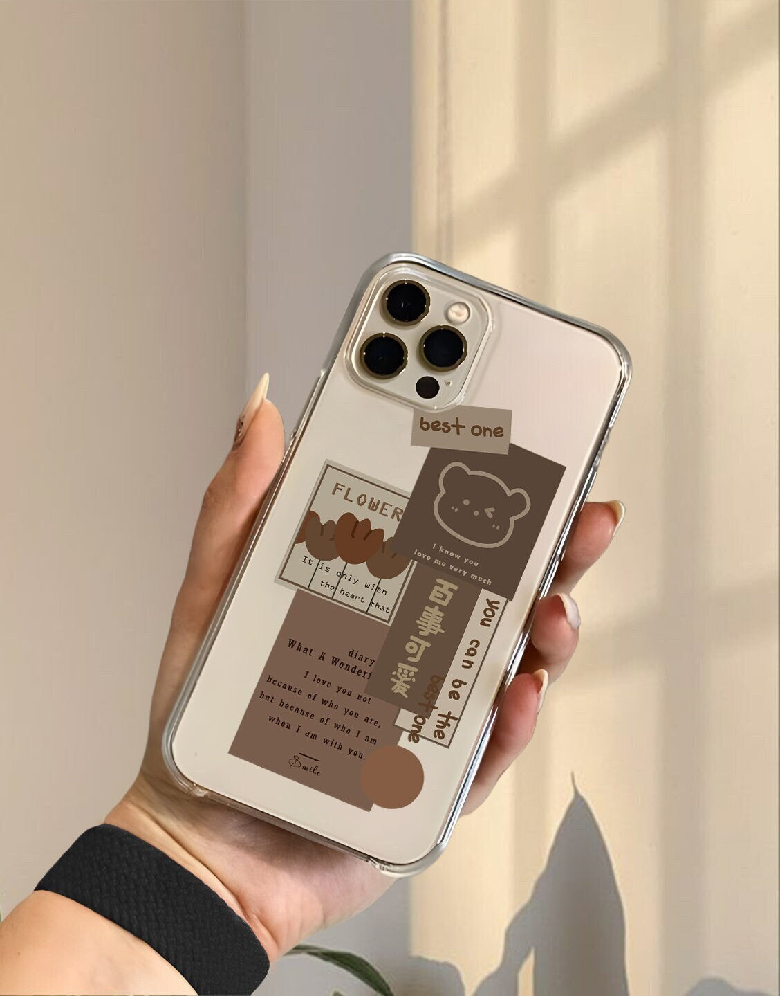 Cute Vintage Bear iPhone Case - URBANLUSA
