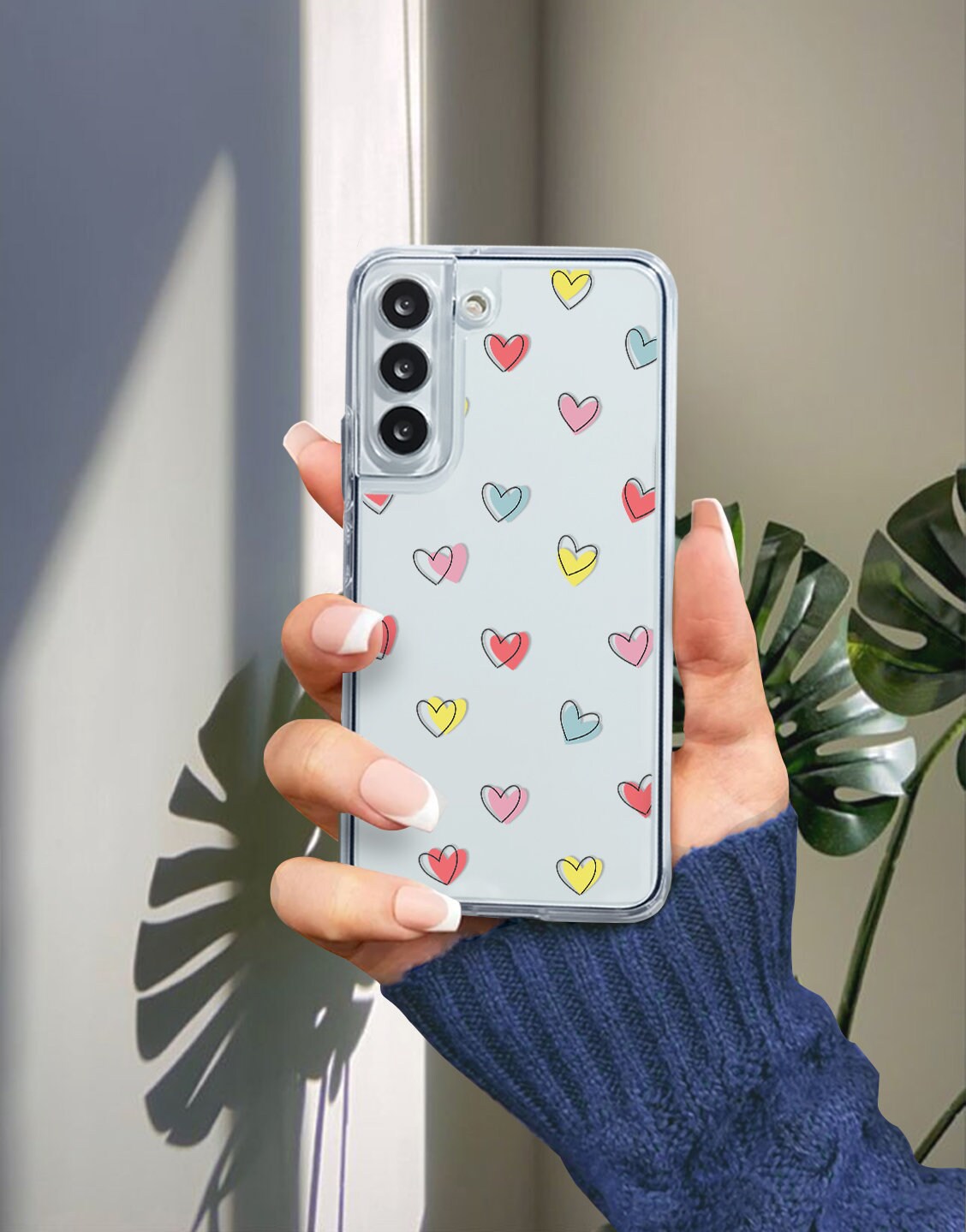 Kawaii Pastel Heart Phone Case iPhone / Samsung - URBANLUSA