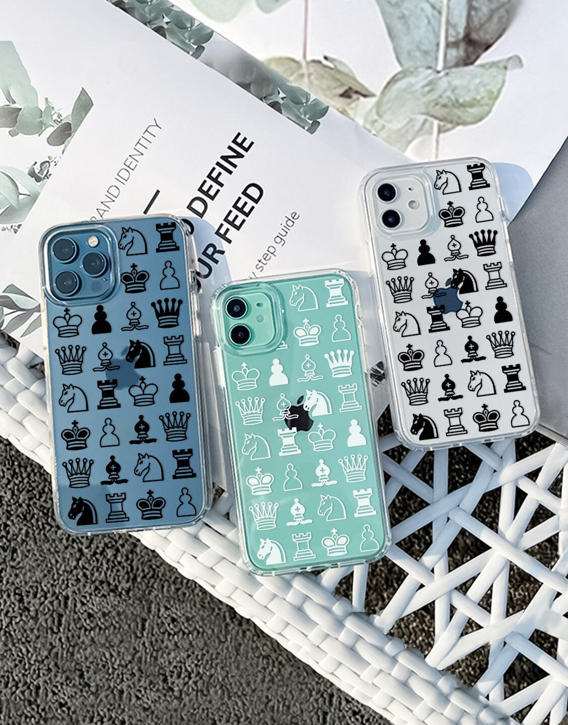 Cute Chess Pieces Phone Case iPhone / Samsung - URBANLUSA
