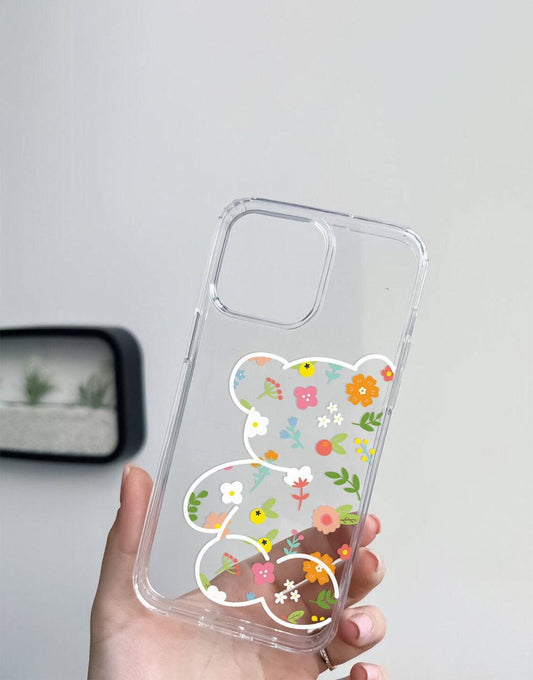 Aesthetic Bear Cute iPhone Case - URBANLUSA