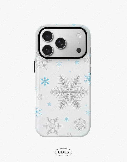 Aesthetic Winter Snowflakes iPhone Case