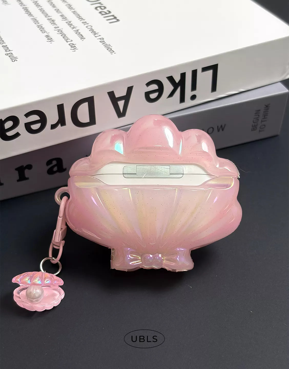 Colorful Seashell Glittery AirPods Case