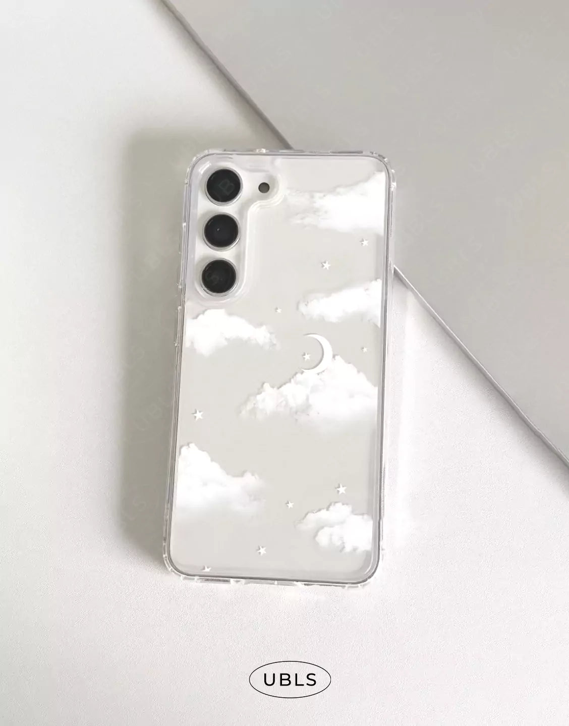 Coque de téléphone à motif de sourire esthétique pour iPhone / Samsung