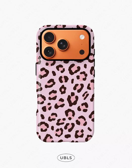 Pretty Pink Leopard Print iPhone Case