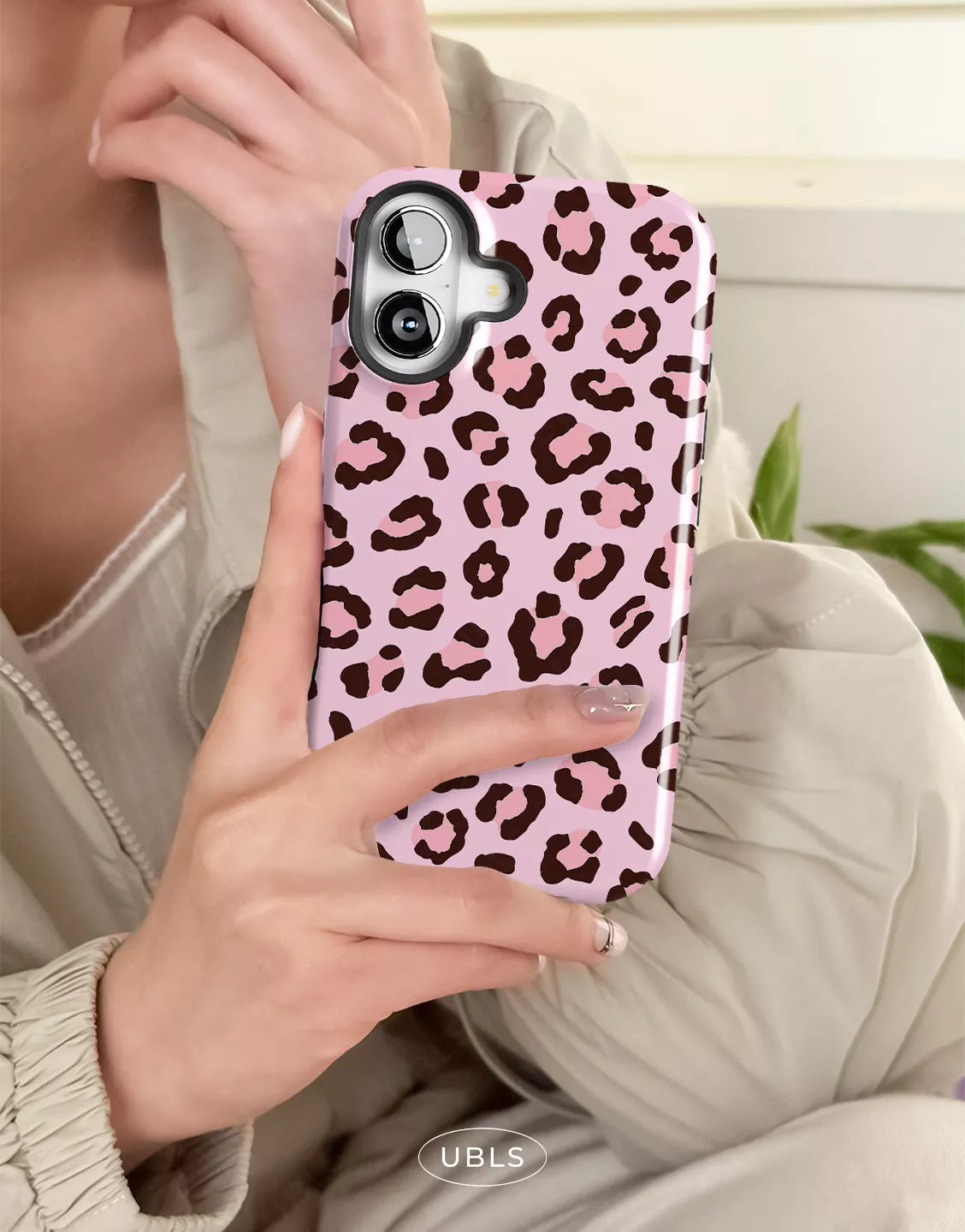 Pretty Pink Leopard Print iPhone Case