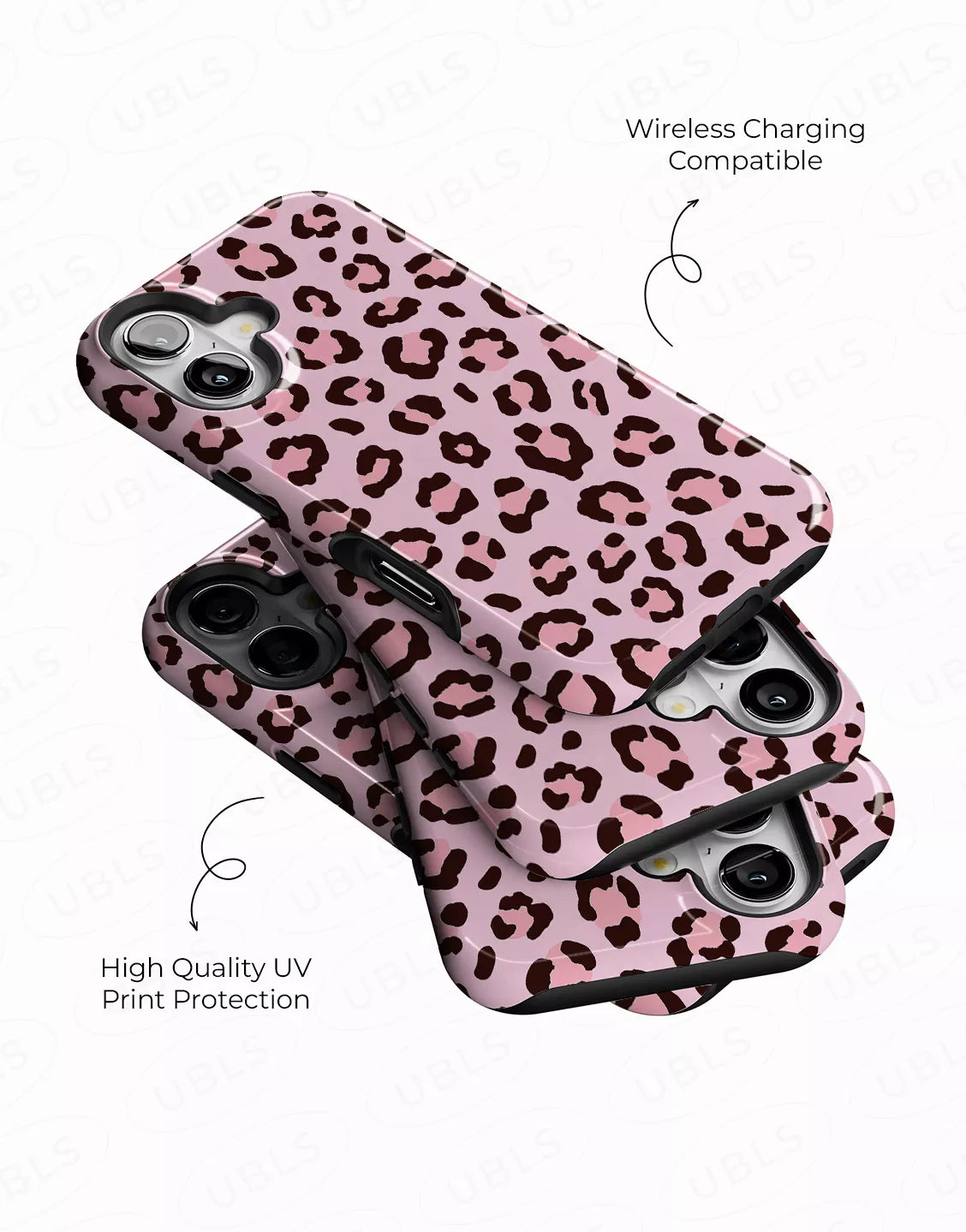 Pretty Pink Leopard Print iPhone Case