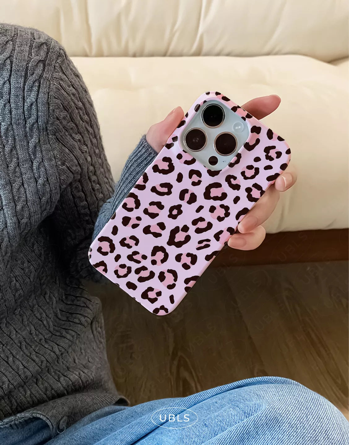 Pretty Pink Leopard Print iPhone Case