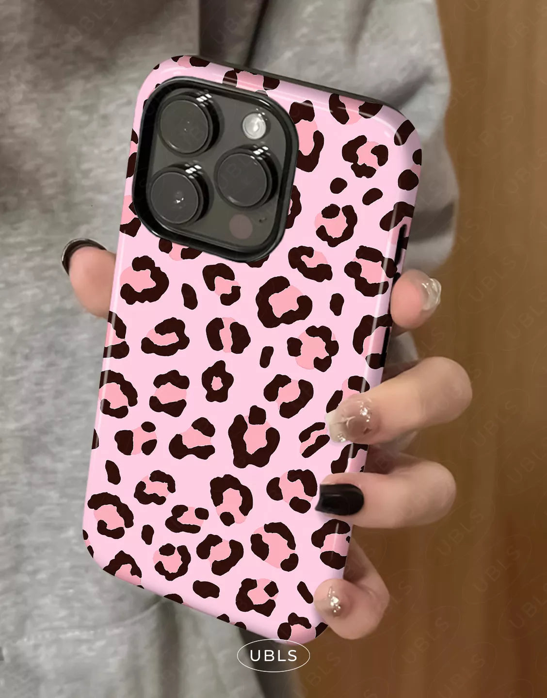 Pretty Pink Leopard Print iPhone Case