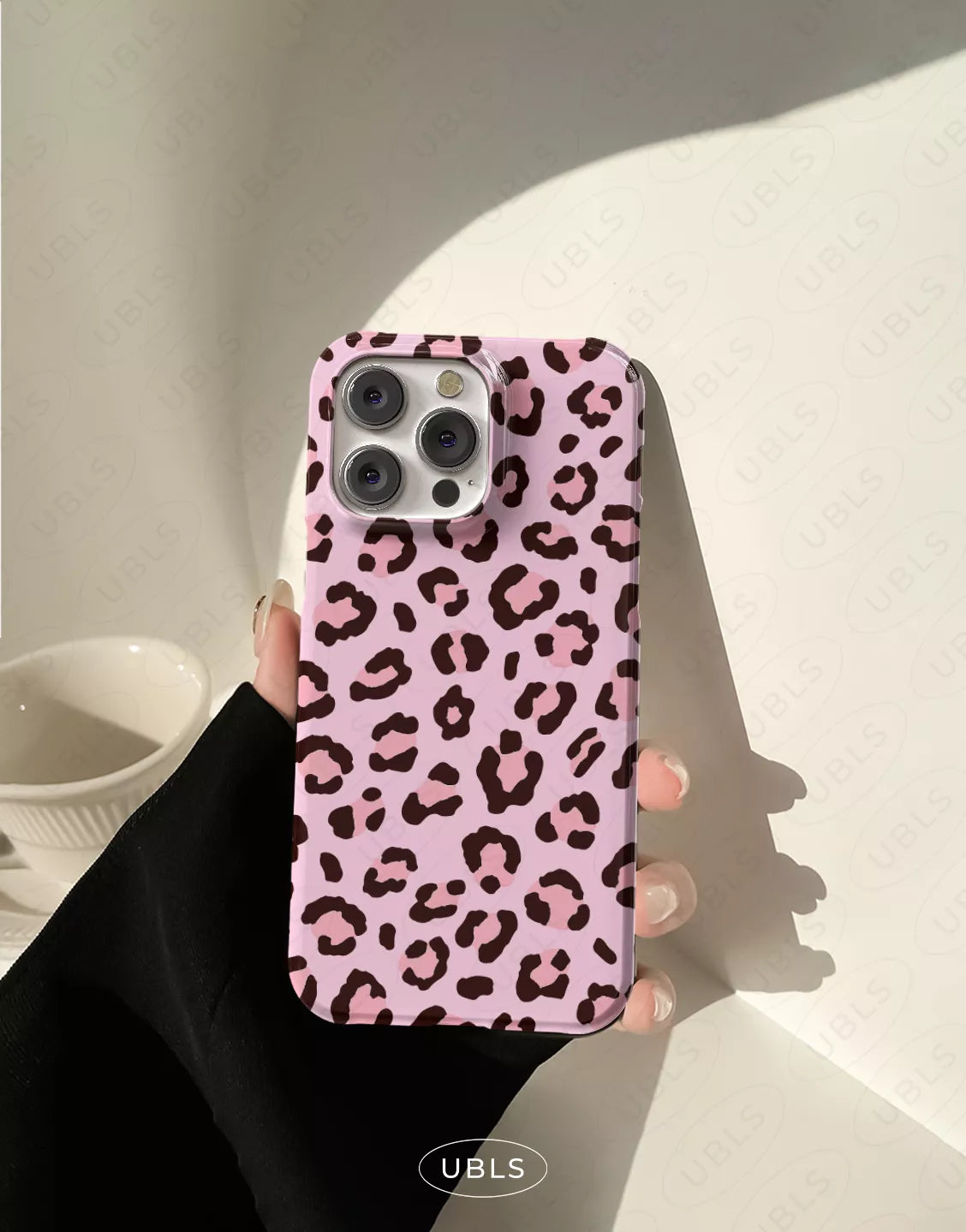 Pretty Pink Leopard Print iPhone Case