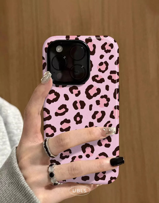Pretty Pink Leopard Print iPhone Case