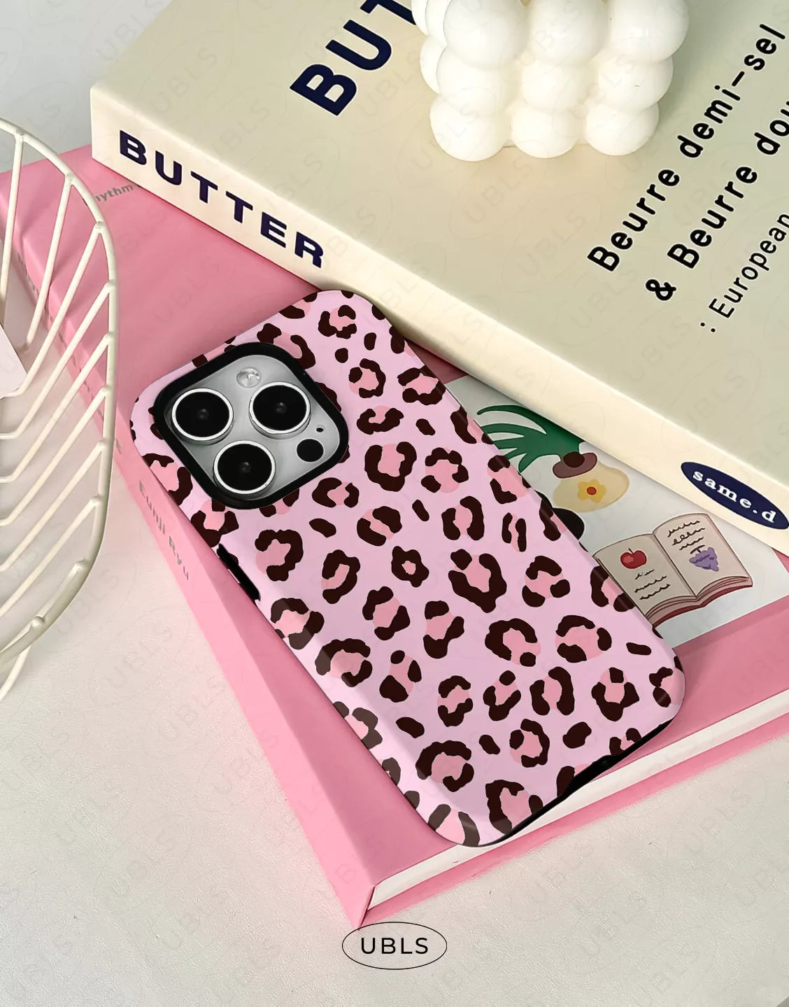 Pretty Pink Leopard Print iPhone Case