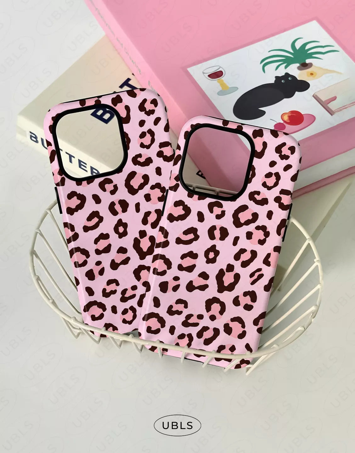 Pretty Pink Leopard Print iPhone Case