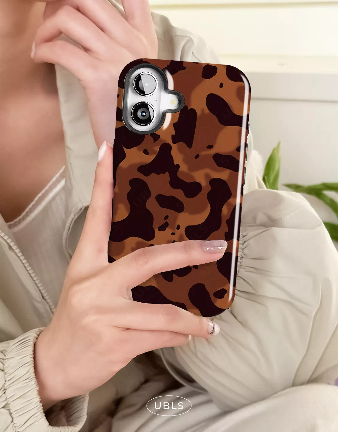 Luxe Tortoise Shell Pattern iPhone Case