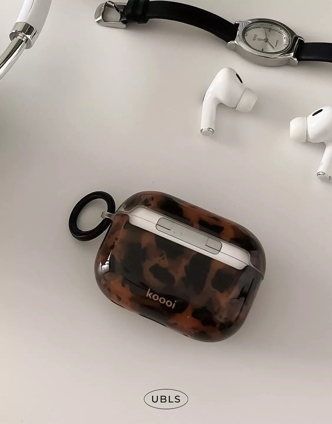 Tortoiseshell Amber Glossy AirPods Case