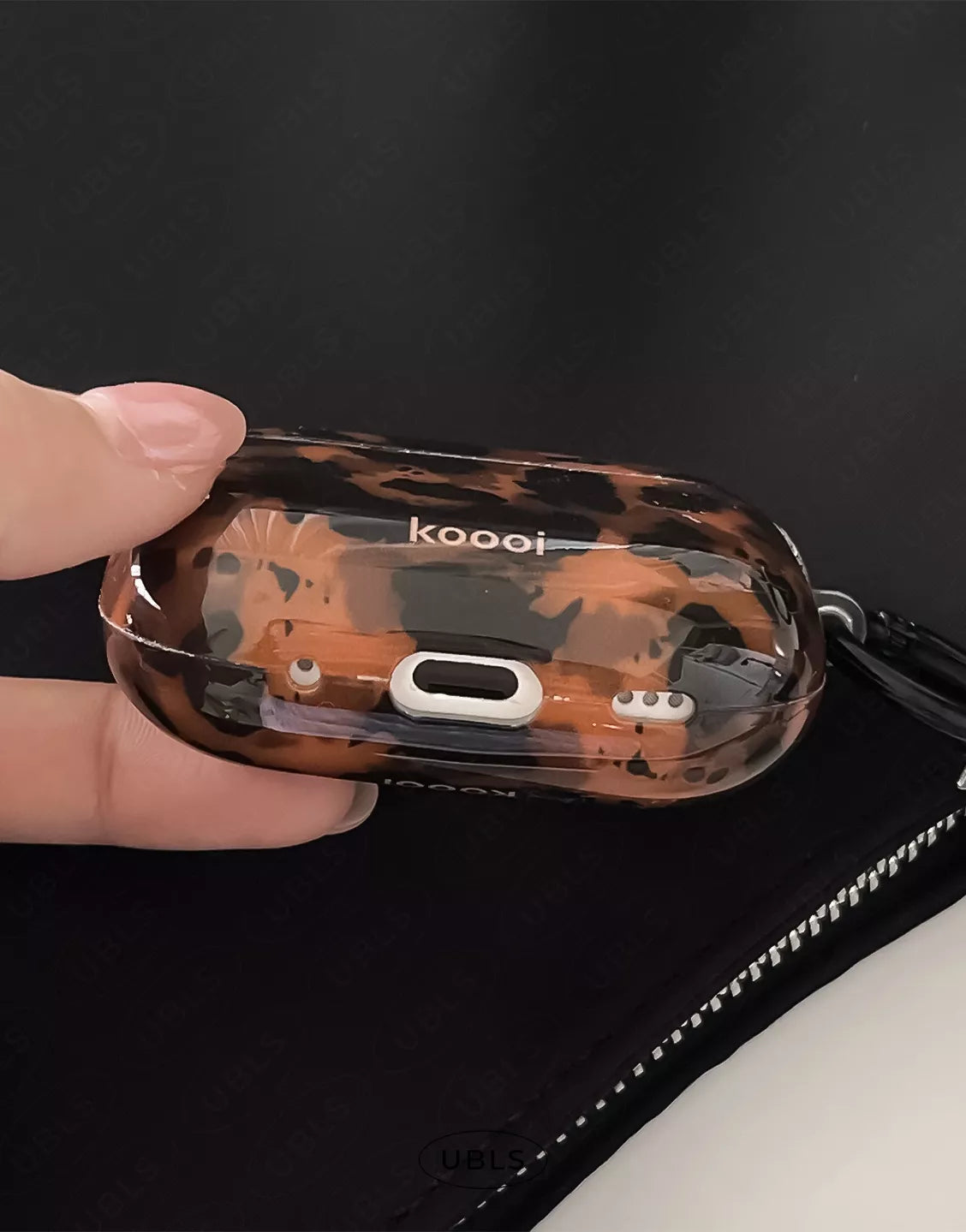 Tortoiseshell Amber Glossy AirPods Case