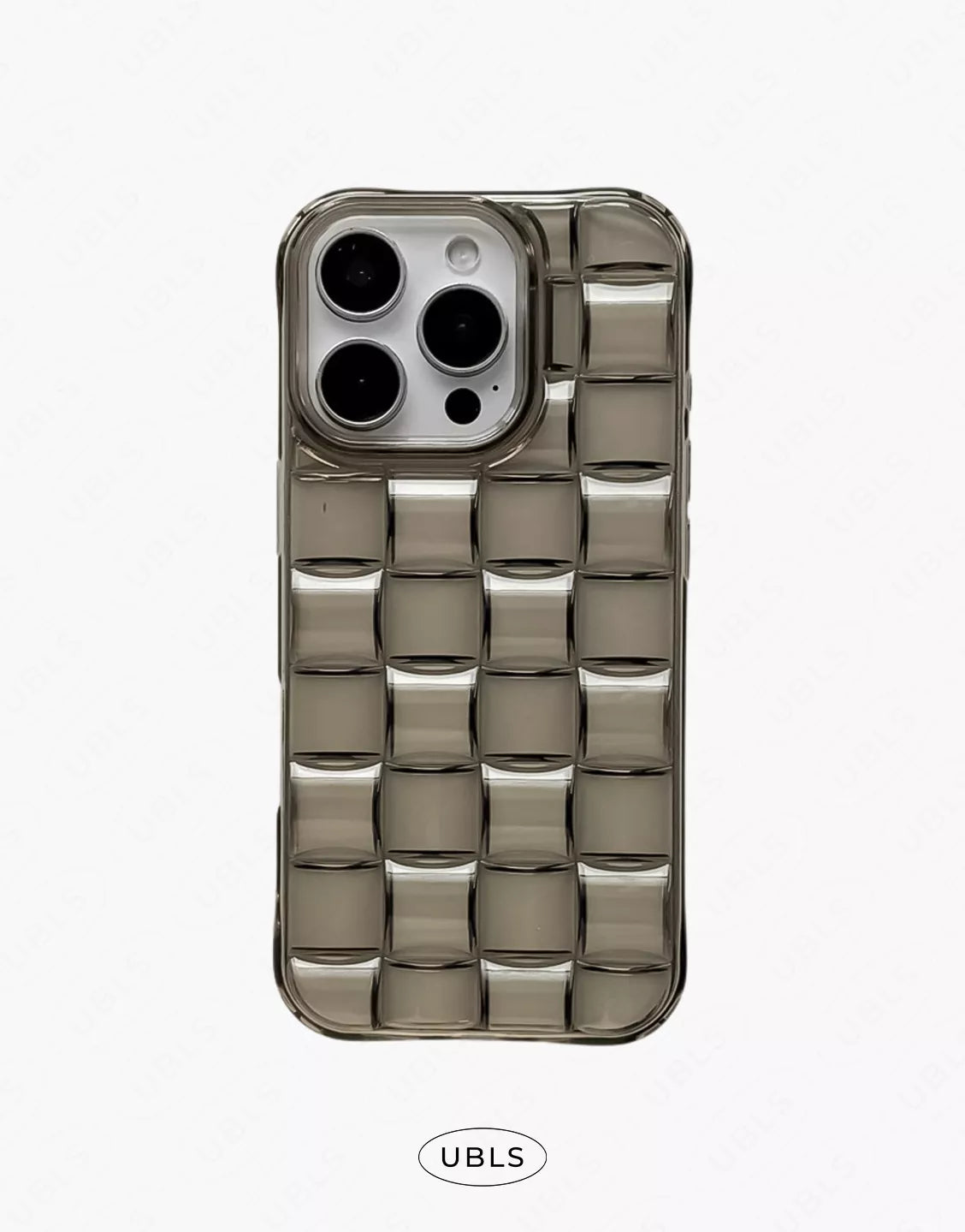 Vintage Green Woven Pattern iPhone Case