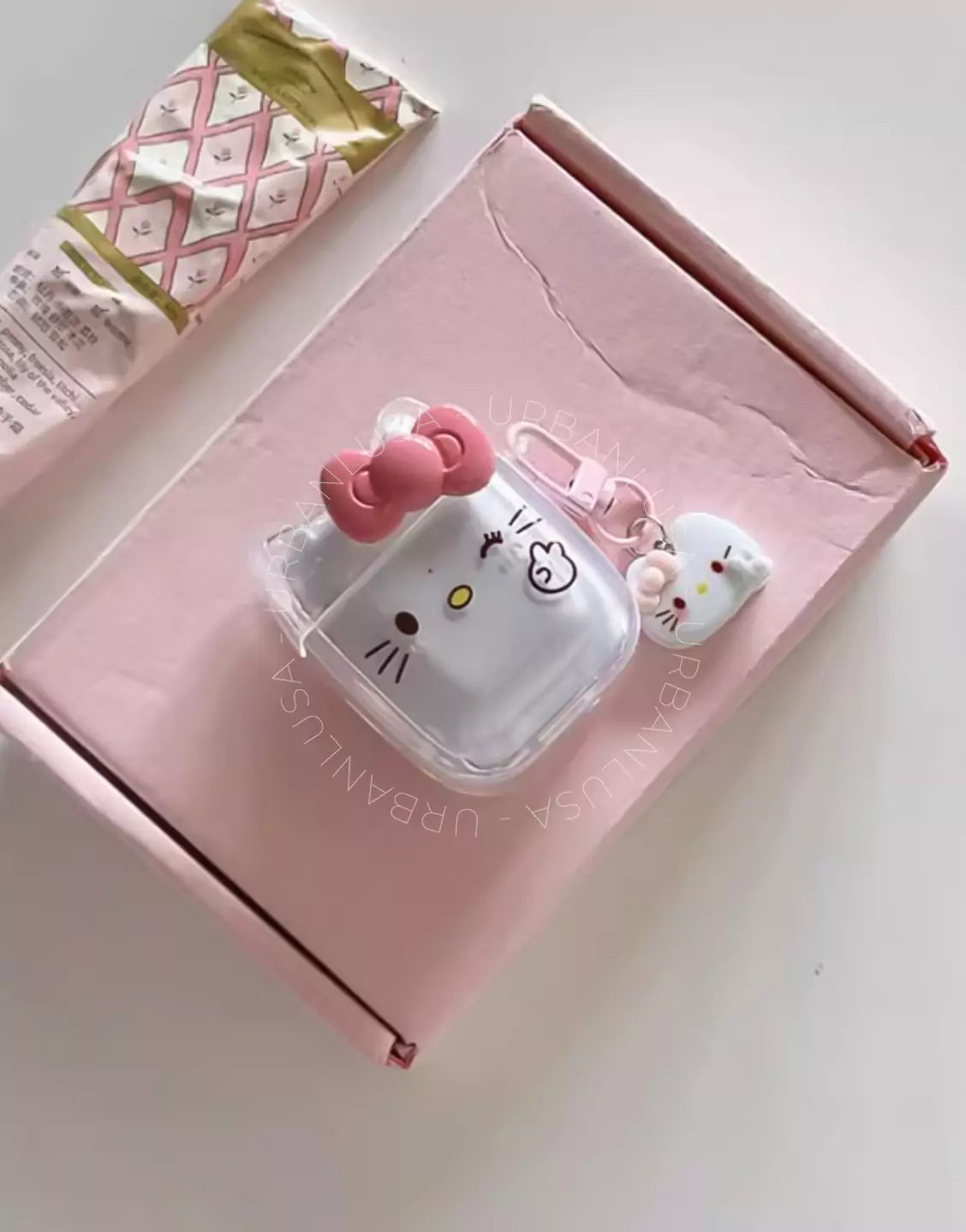 Clear Kitty Head AirPods Case with Pink Bow AirPods 4 Pro 2 Case AirPods 4 Case AirPods 1 2 Case, Cute AirPods 3 Case, AirPods Pro Case, Aesthetic AirPods Case