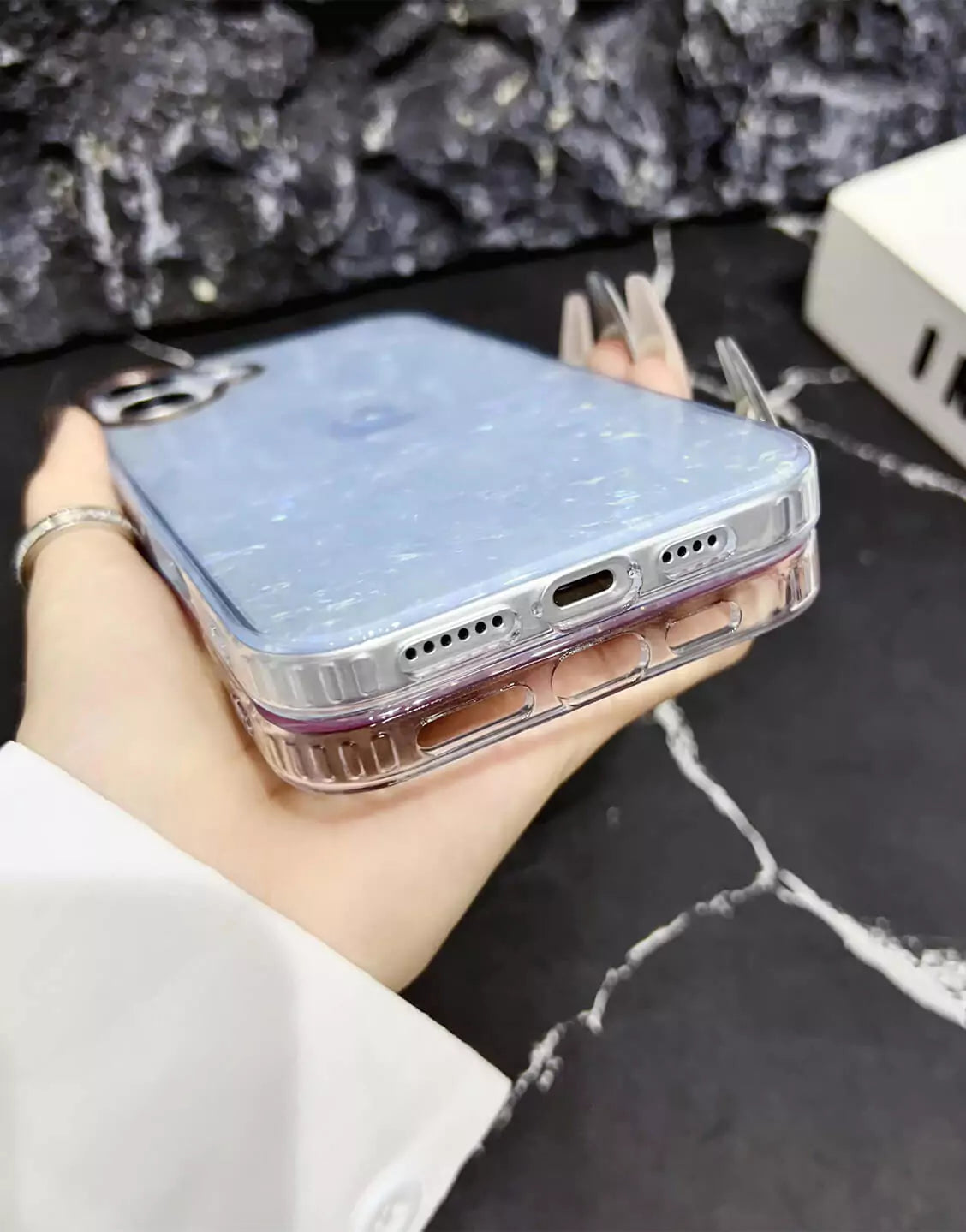 Crystal Shell Pattern iPhone Case - URBANLUSA