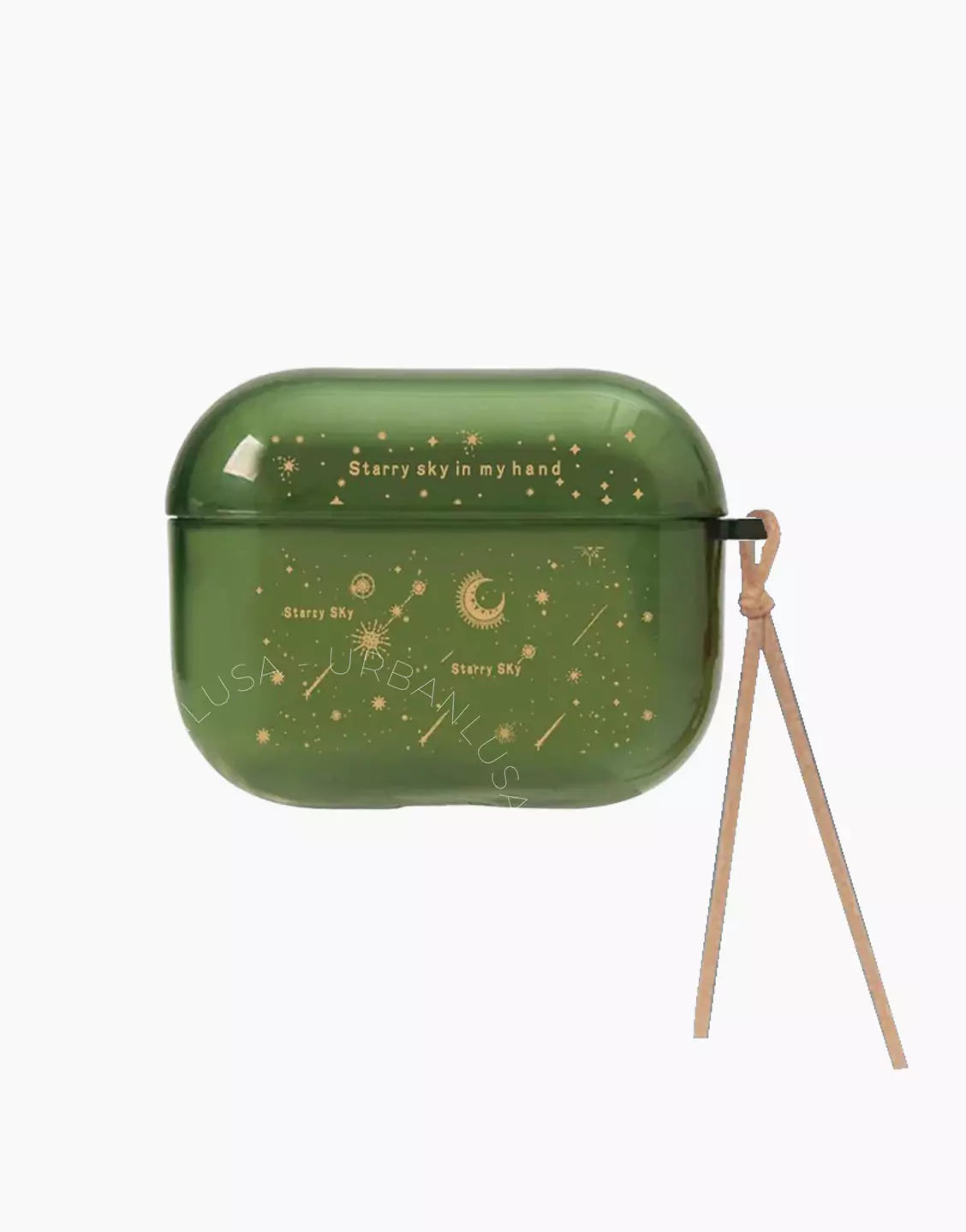 Cute Green Planet Space Starry Sky AirPods Case