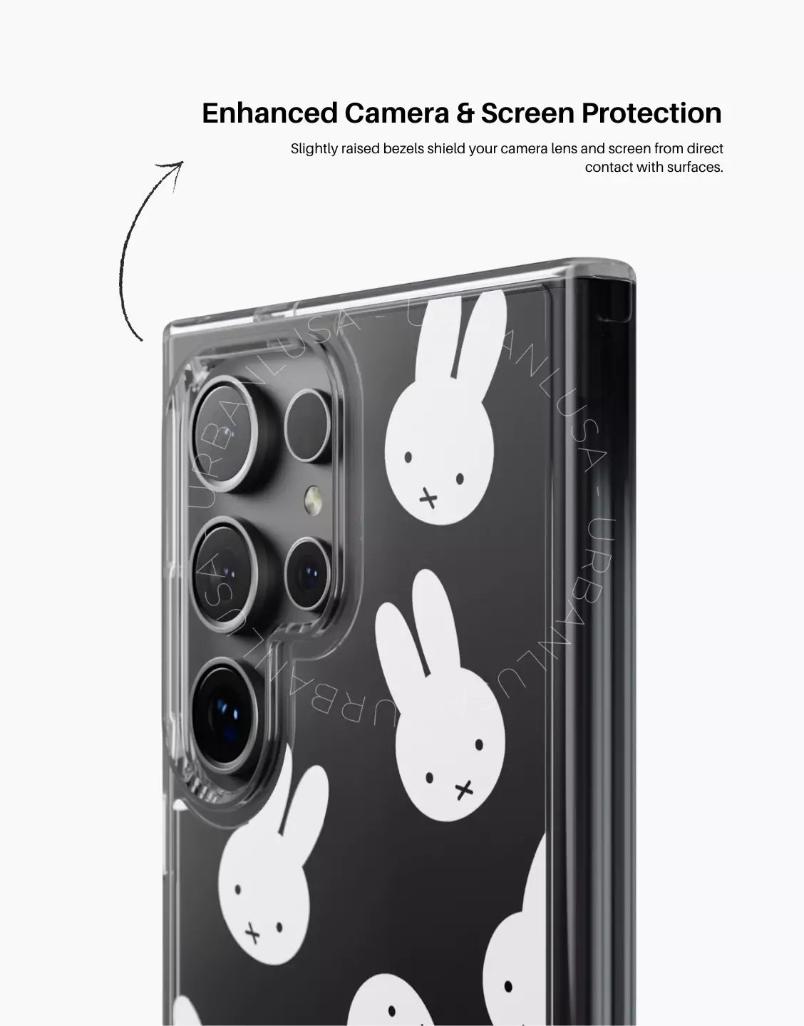 Esthetische glimlach telefoonhoesje iPhone / Samsung