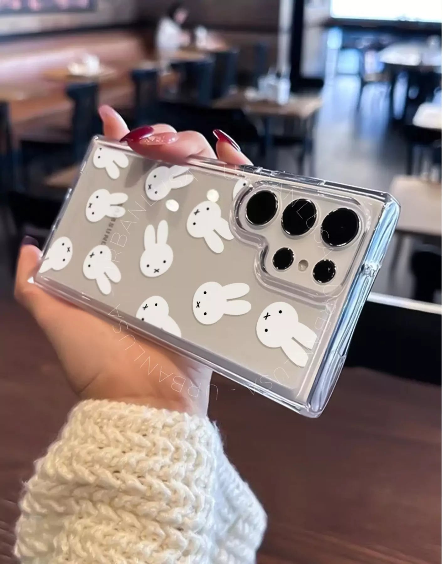 Esthetische glimlach telefoonhoesje iPhone / Samsung